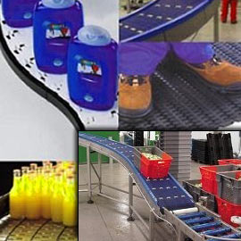 Ammeraal Beltech's vast array of straight uni-chains, and plastic modular belts
